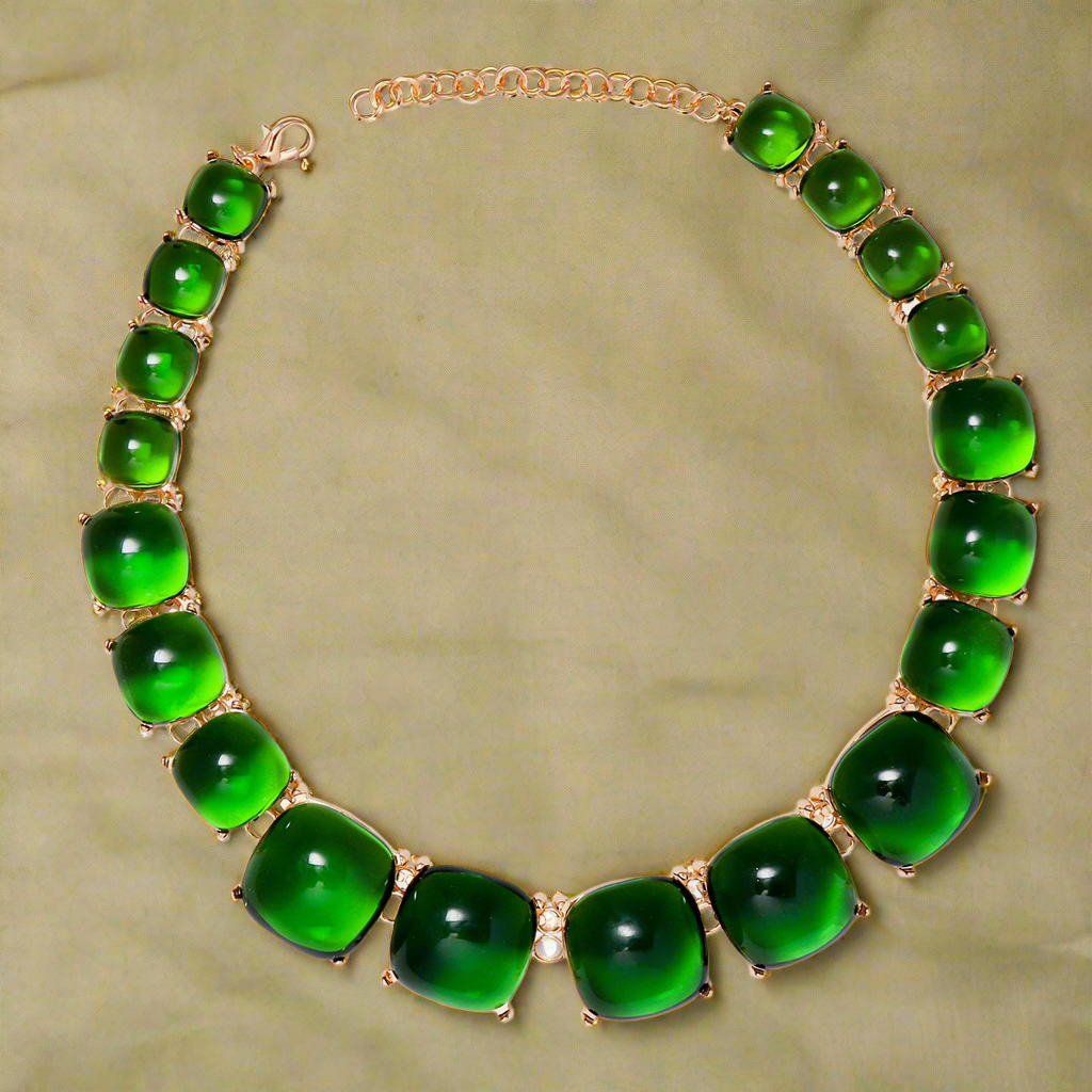 Sunset Rodeo Alloy & Rhinestone Necklace