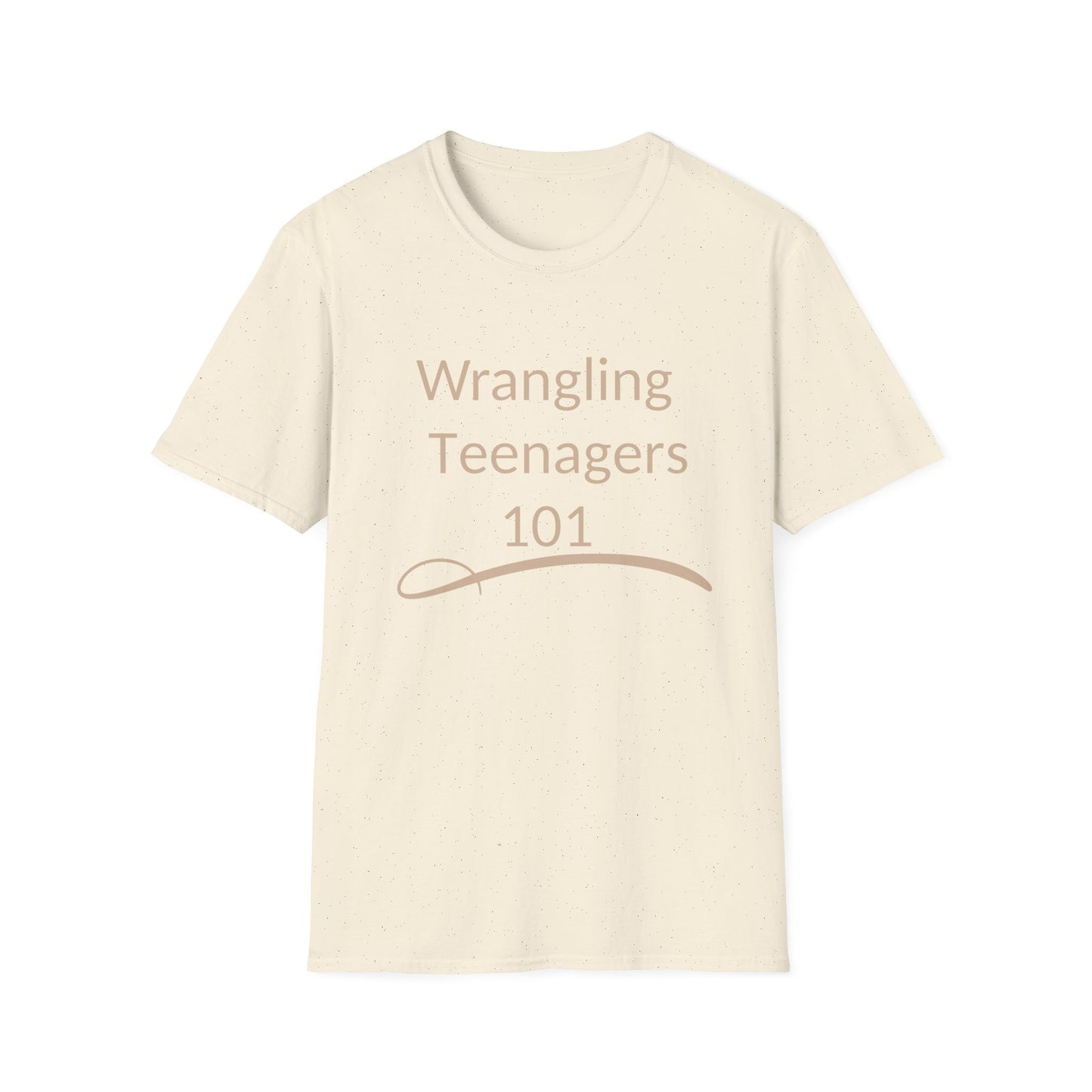 Wrangling Teenagers 101 Unisex T-Shirt, Parenting Humor Tee, Funny T-Shirt for Moms and Dads, Gift for Parents, Casual Wear