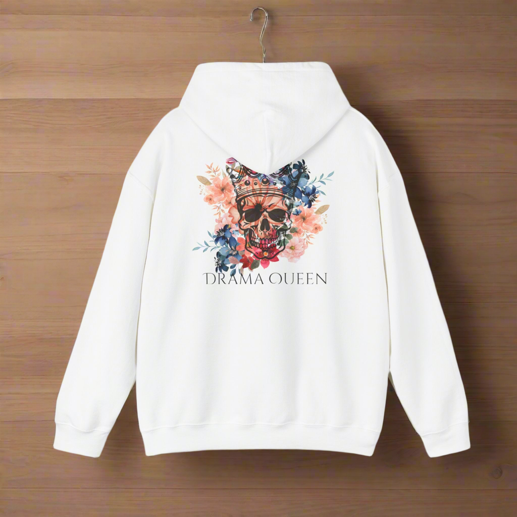 Drama Queen Skull - Hoodie