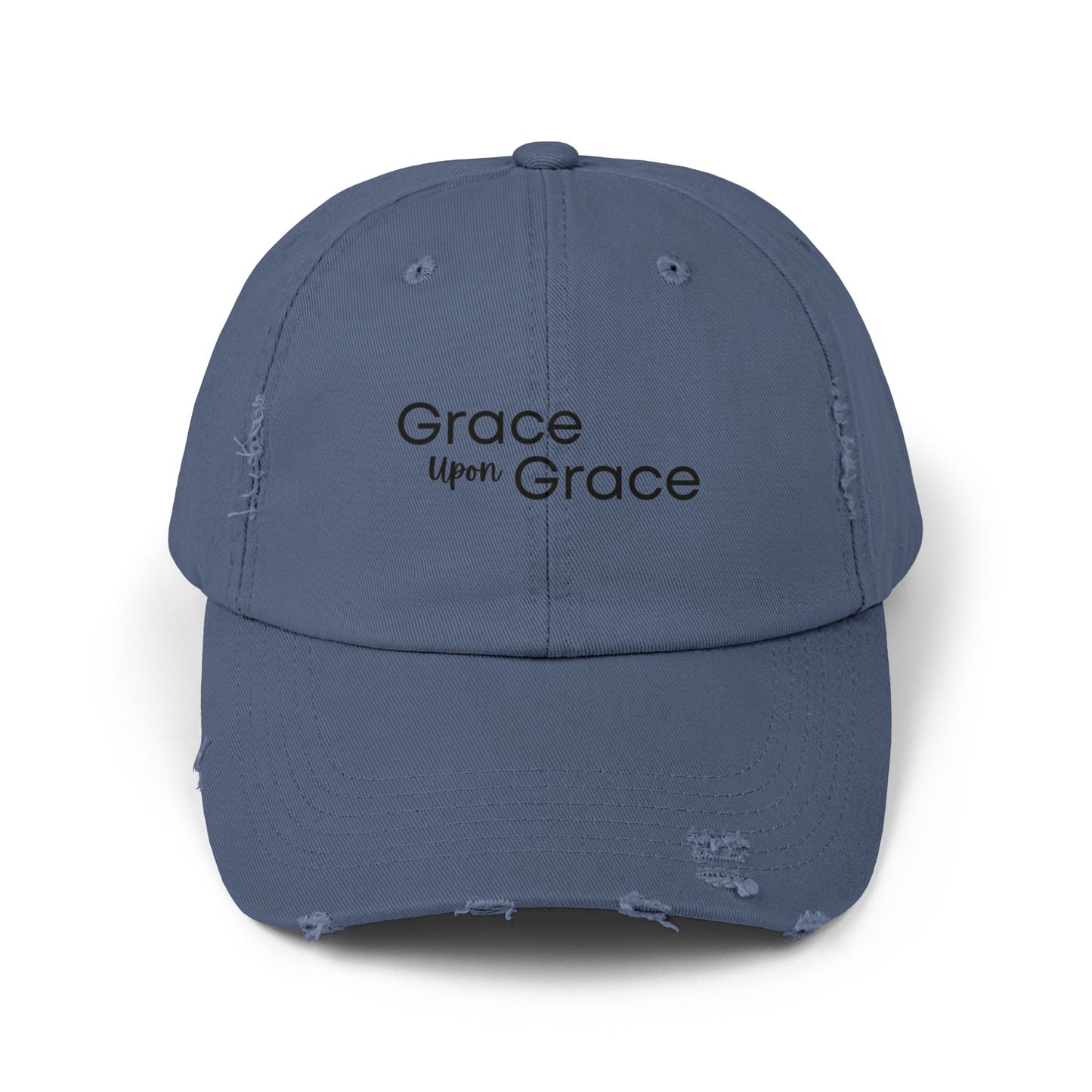 Grace Flow Distressed Cap – Vintage Faith-Inspired Everyday Hat