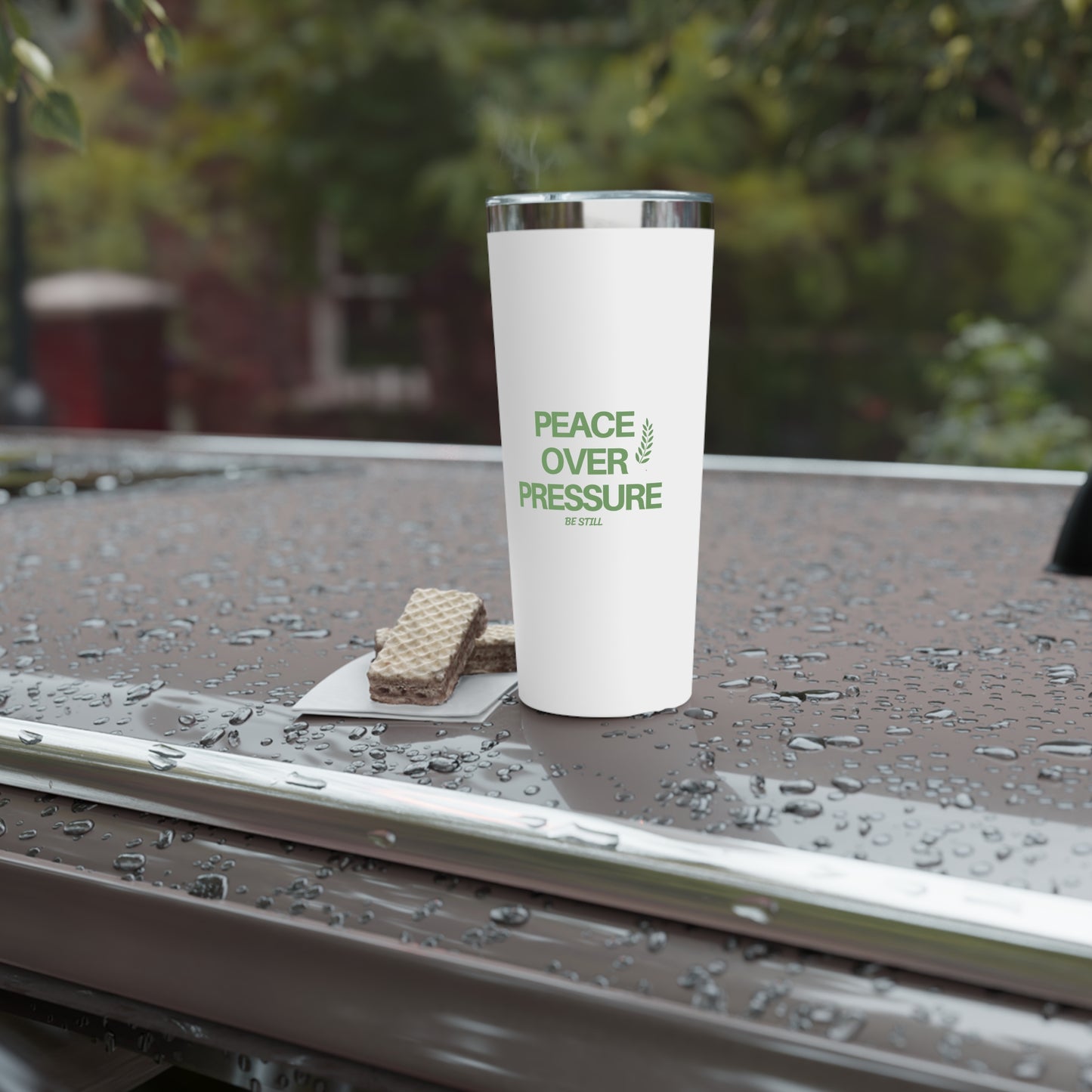 Peace Over Pressure – 22oz Stainless Steel Insulated Tumbler