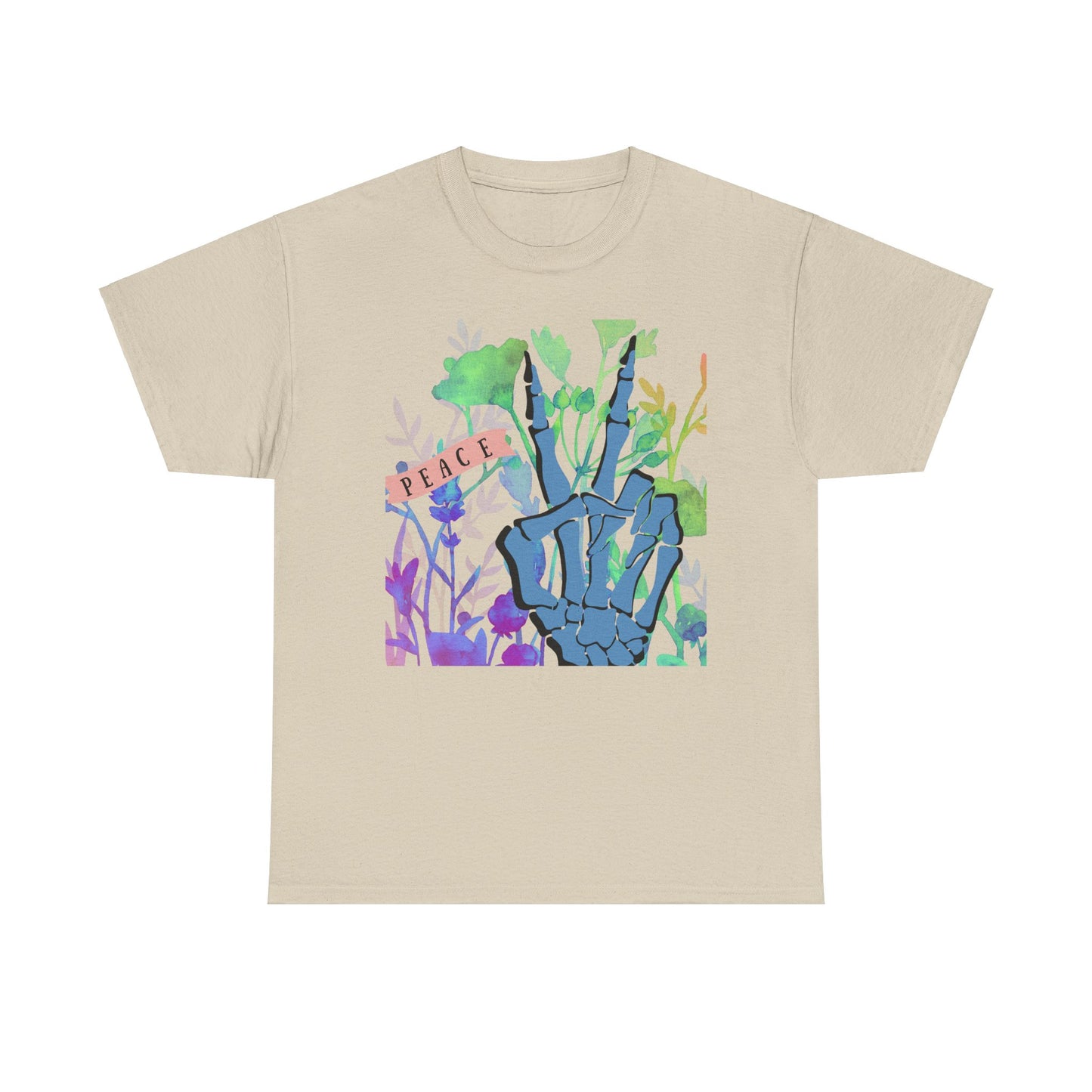 Skeletal Peace - Cotton Tee