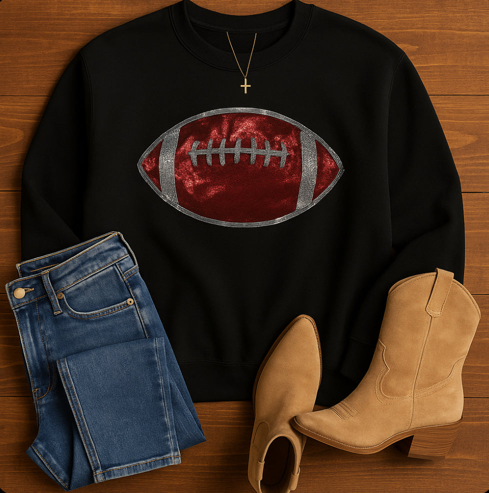 Friday Night Lights Sequin Sweatshirt