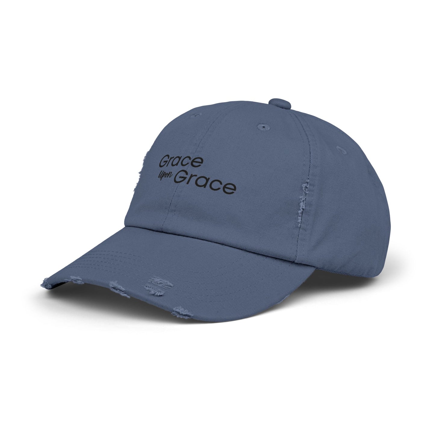 Grace Flow Distressed Cap – Vintage Faith-Inspired Everyday Hat