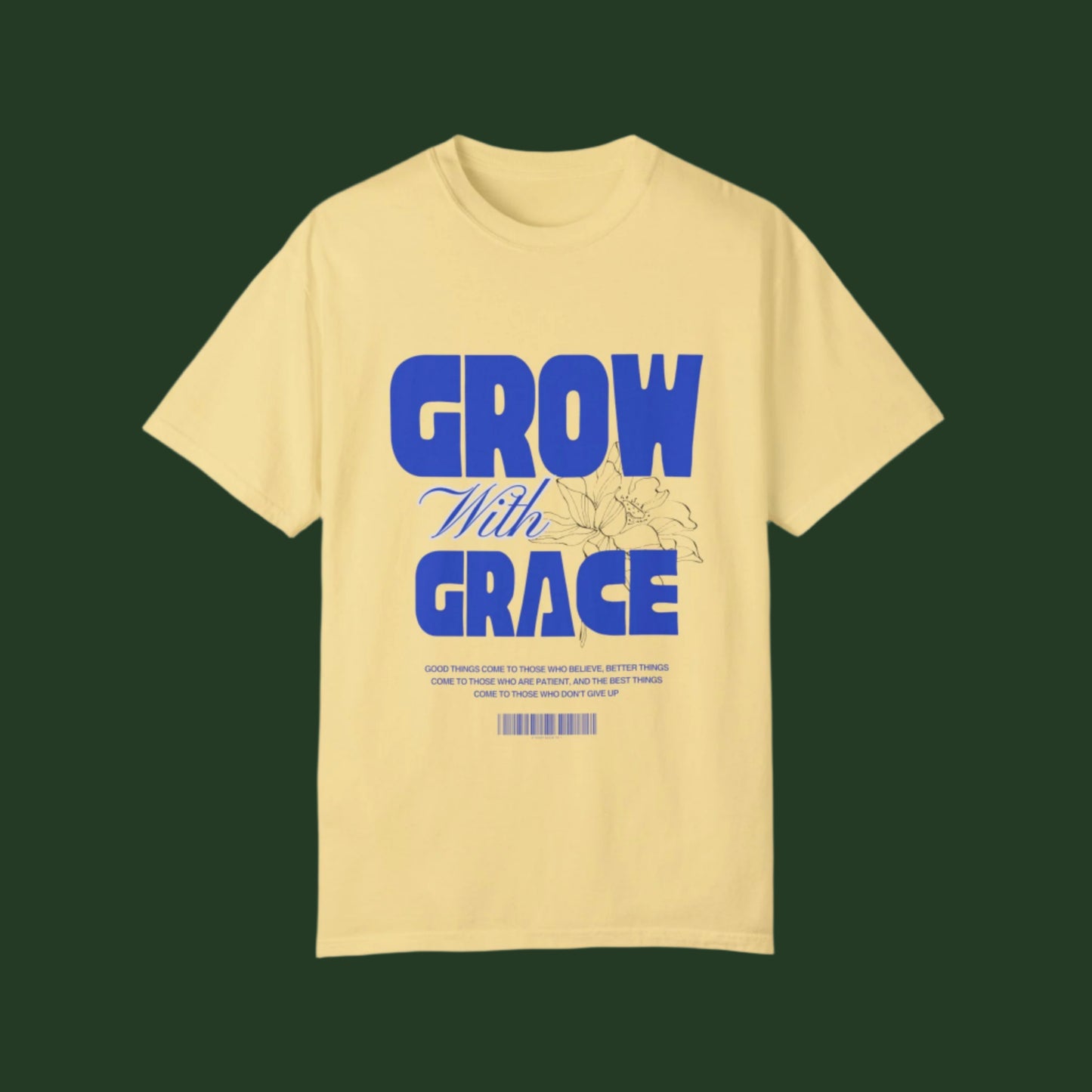 Grow with Grace Tee – Faithful Living Design