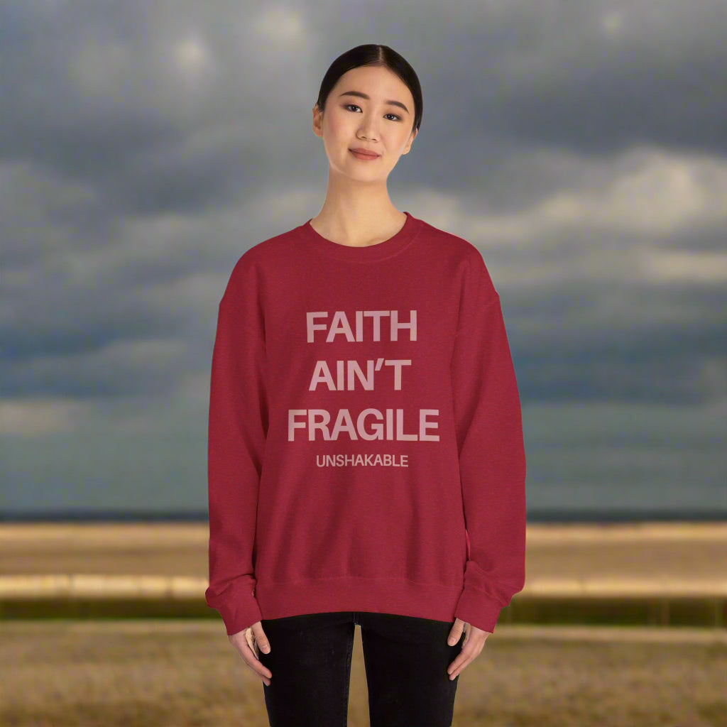 Faith Ain’t Fragile – Western Faith Crewneck (Limited Edition)