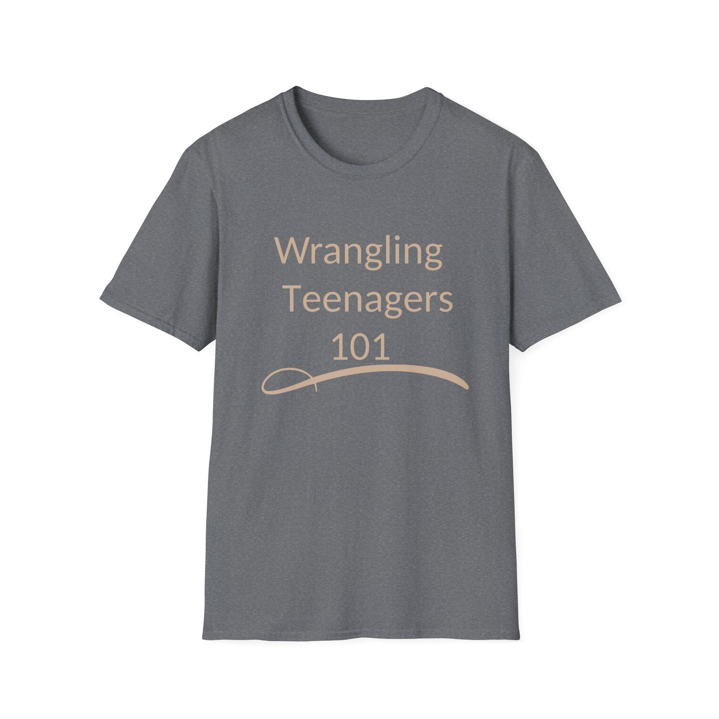 Wrangling Teenagers 101 Unisex T-Shirt, Parenting Humor Tee, Funny T-Shirt for Moms and Dads, Gift for Parents, Casual Wear