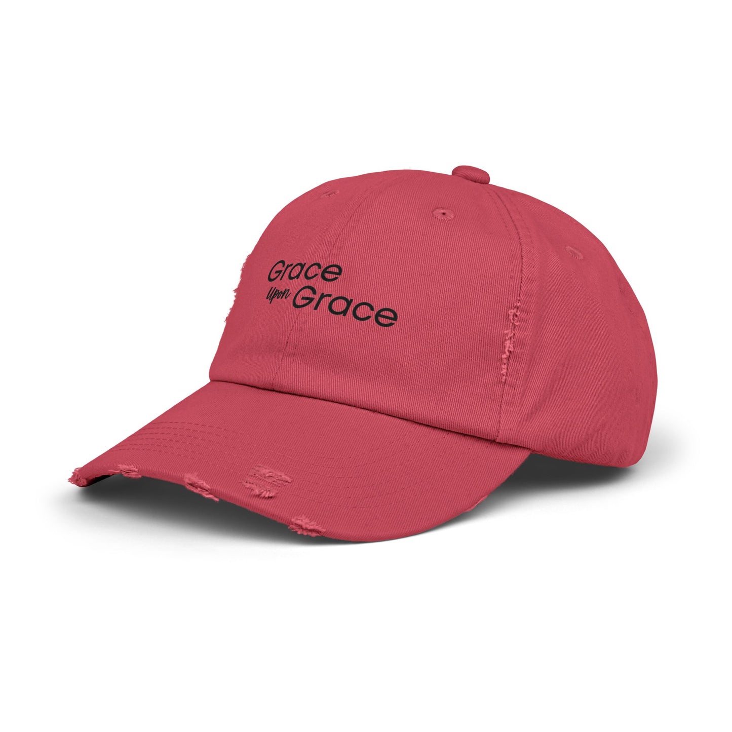 Grace Flow Distressed Cap – Vintage Faith-Inspired Everyday Hat