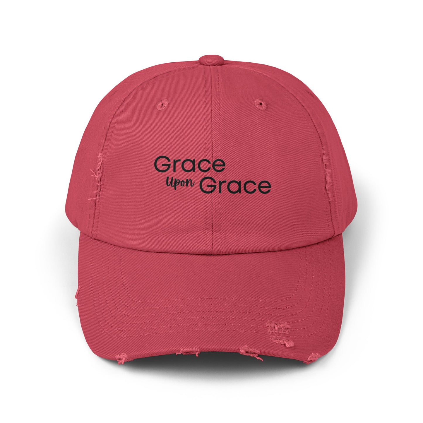 Grace Flow Distressed Cap – Vintage Faith-Inspired Everyday Hat