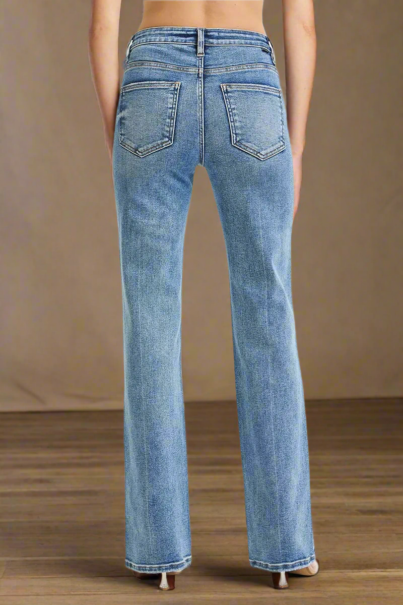 RISEN The Faithful Fit – High Rise Straight Jeans