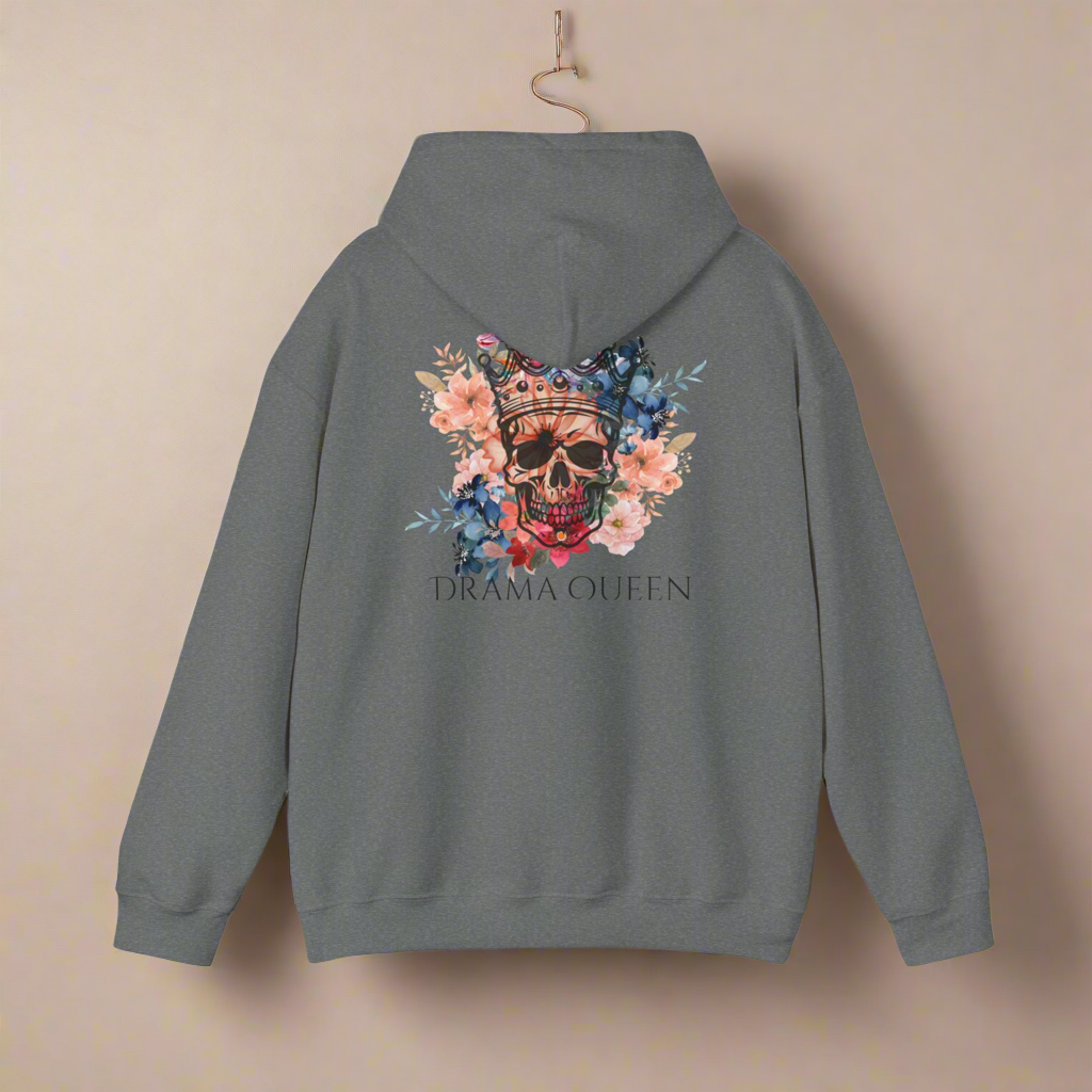 Drama Queen Skull - Hoodie