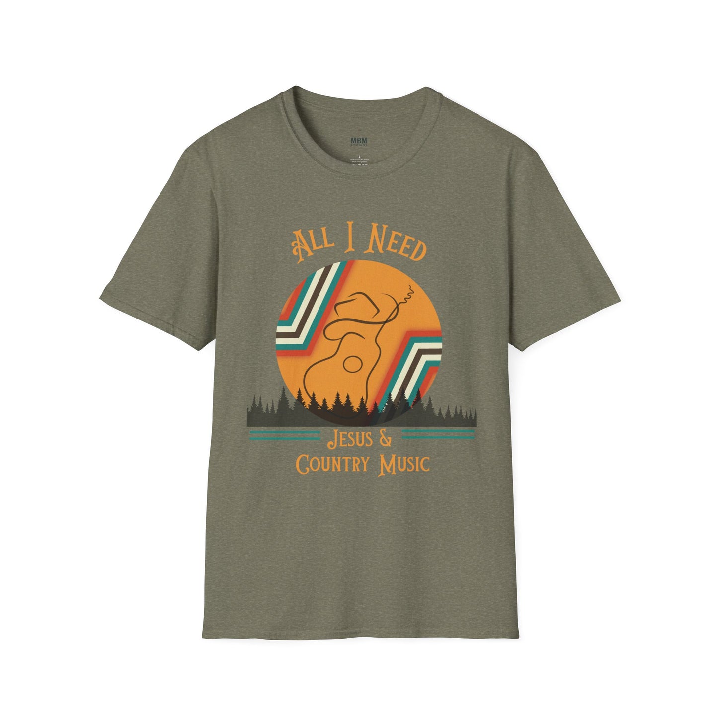 All I Need: Jesus & Country Music – Faith & Country Shirt
