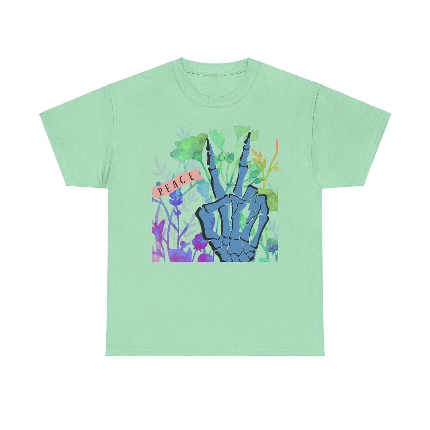 Skeletal Peace - Cotton Tee