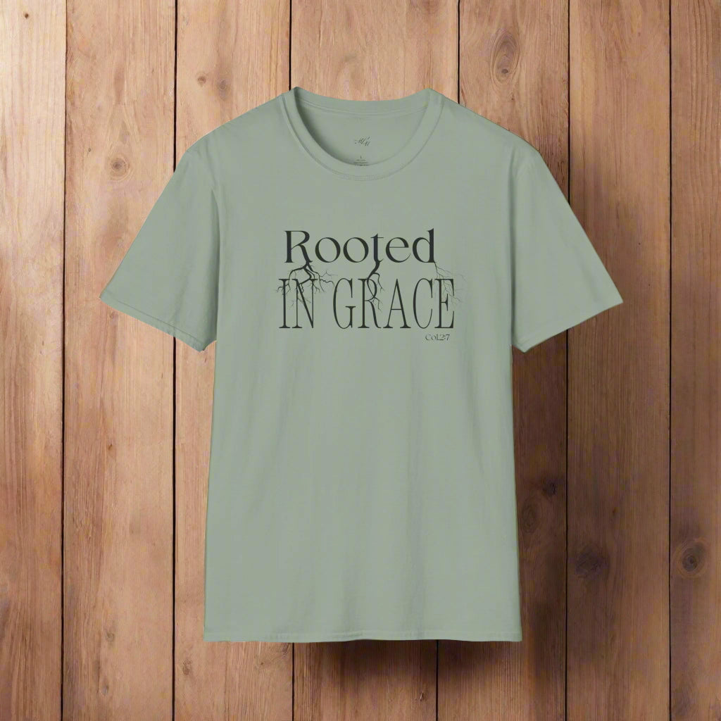 Rooted in Grace Unisex Tee – Faith-Fueled Comfort for Everyday Wear