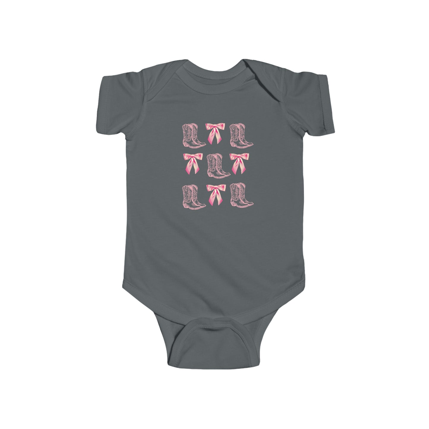 Boots and Bows - Infant Fine Jersey Bodysuit