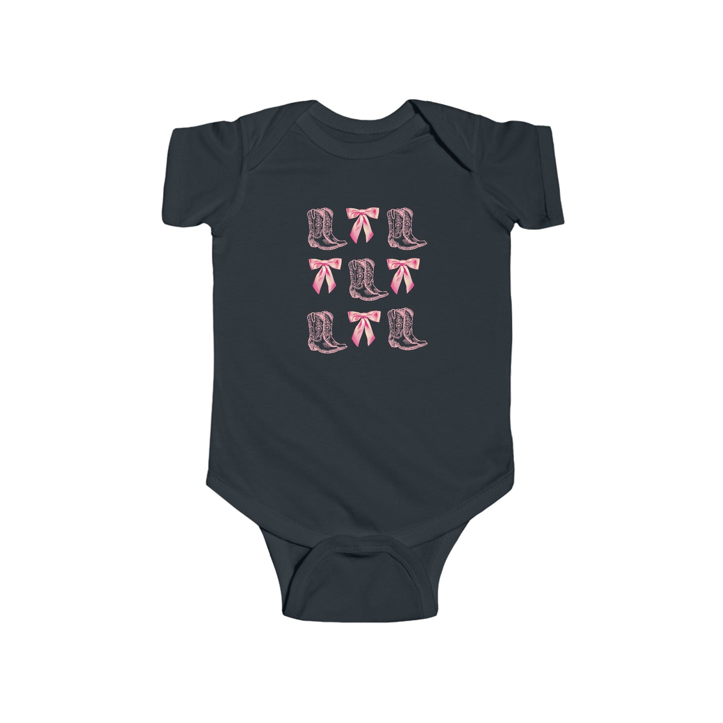 Boots and Bows - Infant Fine Jersey Bodysuit