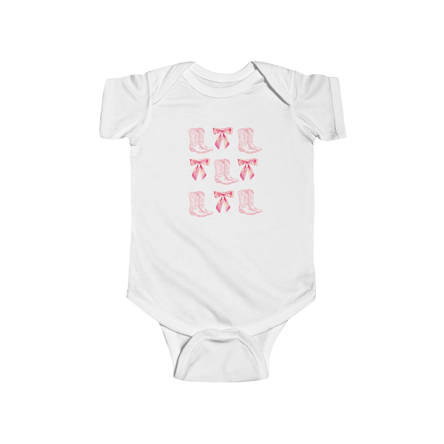 Boots and Bows - Infant Fine Jersey Bodysuit