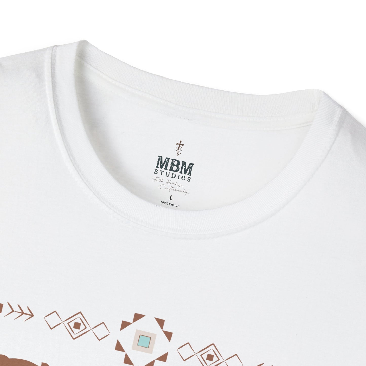 Aztec Faith Over Fear Tee – Western Boho Graphic T-Shirt