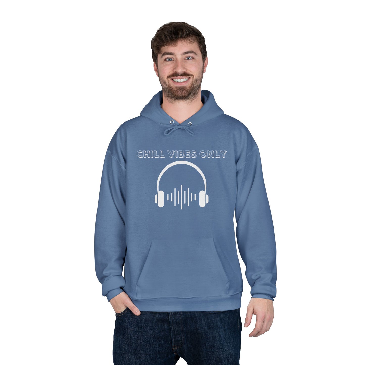 Chill vibes - EcoSmart® Pullover Hoodie Sweatshirt