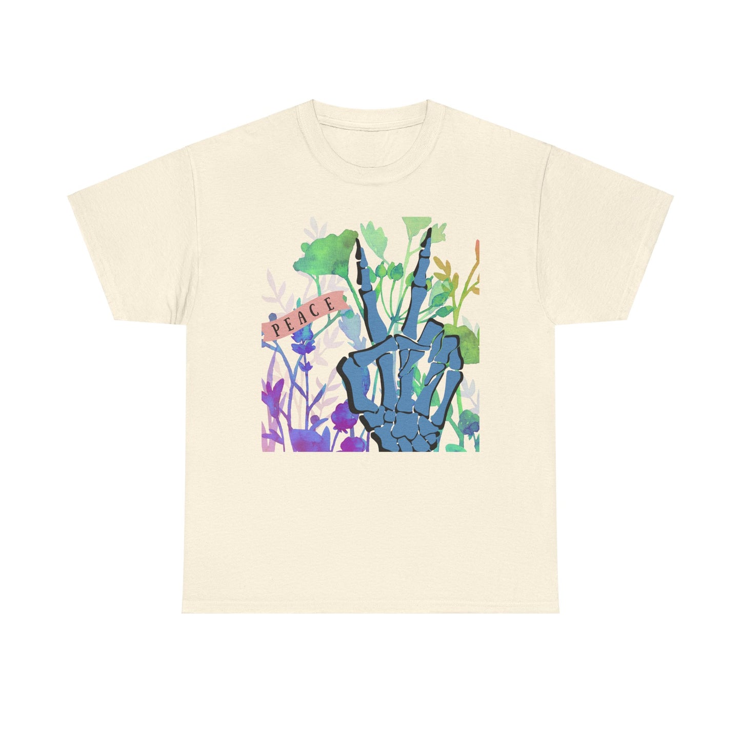 Skeletal Peace - Cotton Tee