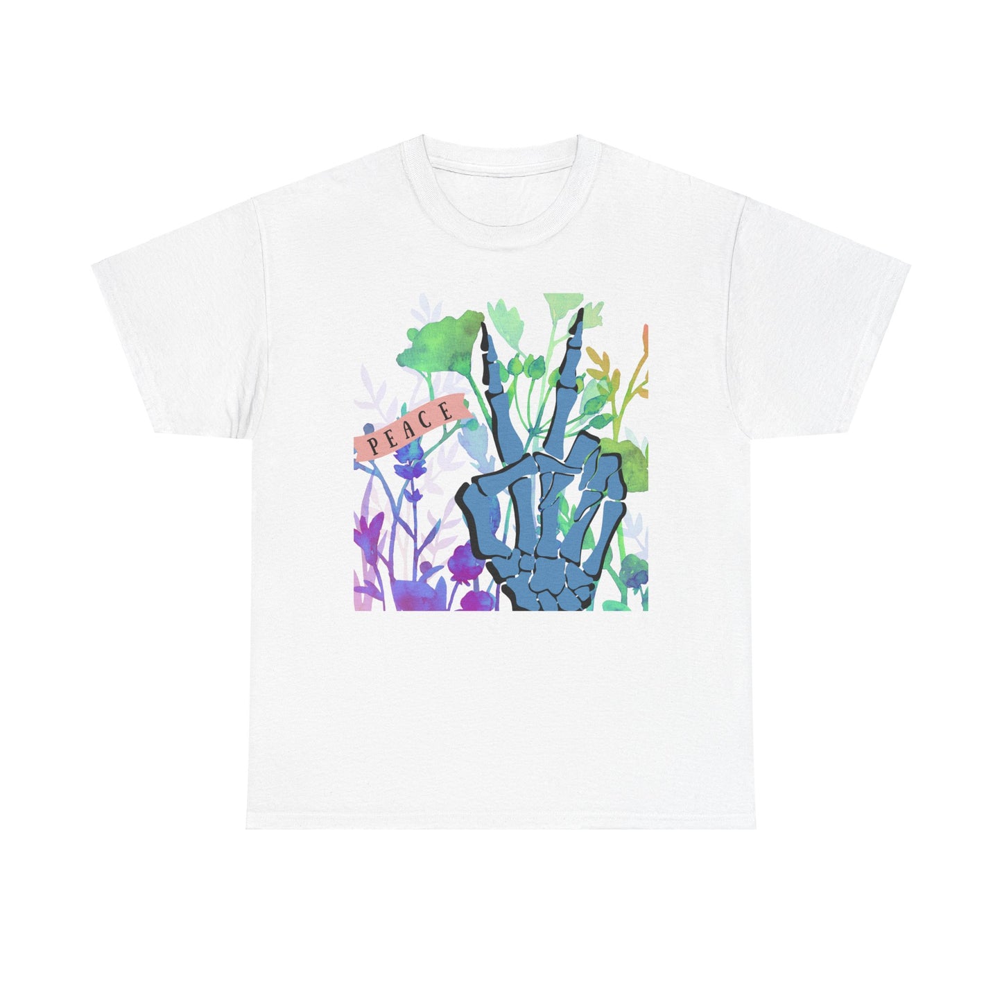 Skeletal Peace - Cotton Tee