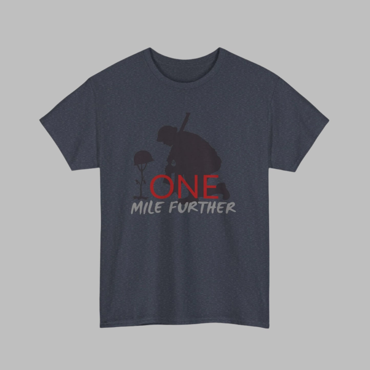 One Mile Further Soldier Tee  - One Mile in His Strength