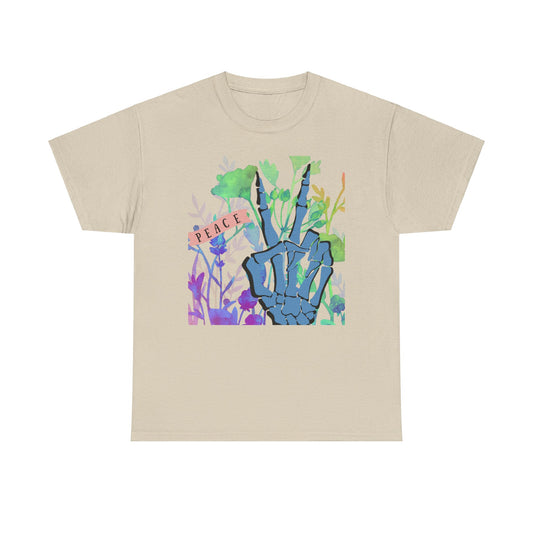Skeletal Peace - Cotton Tee