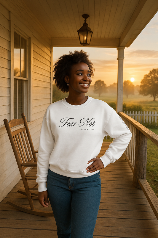 Fear Not – Isaiah 41:10 Comfort Crewneck