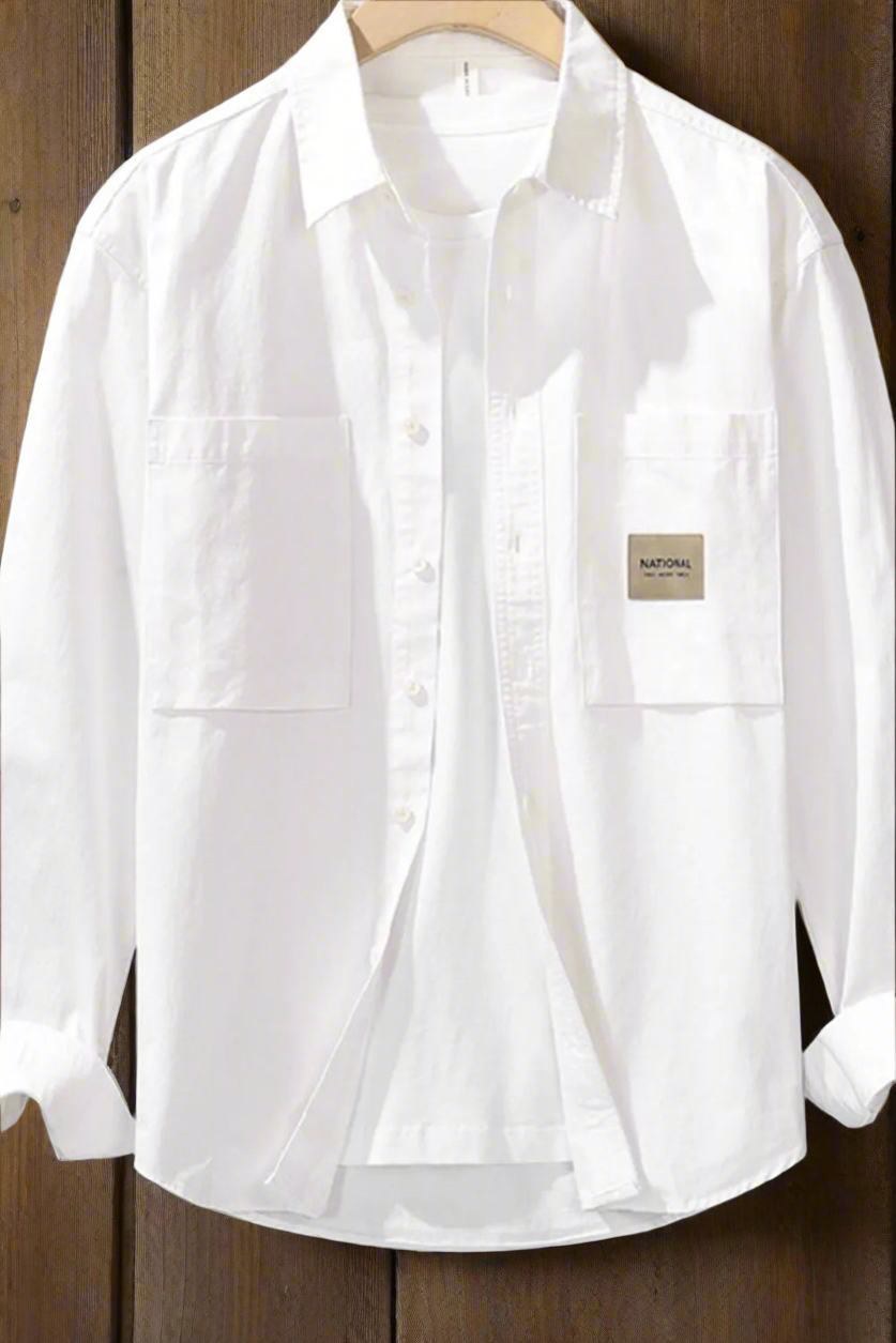 Men's Long Sleeve Button-Up Shirt