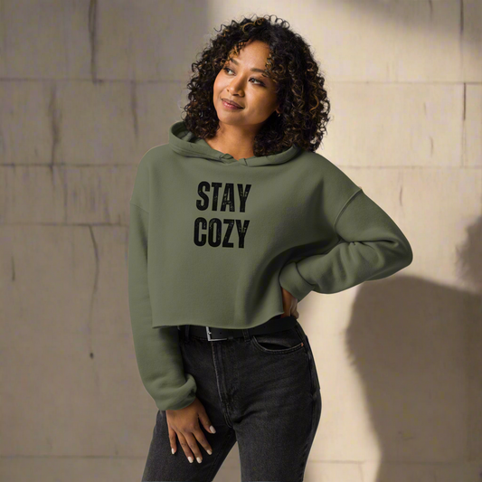 Campfire Comfort Crop – Cozy Western Girl