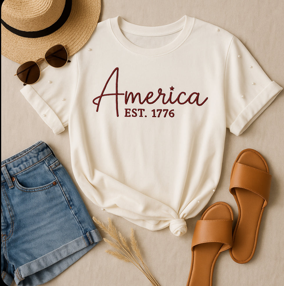America 1776 Pearl Tee – Heritage Edition