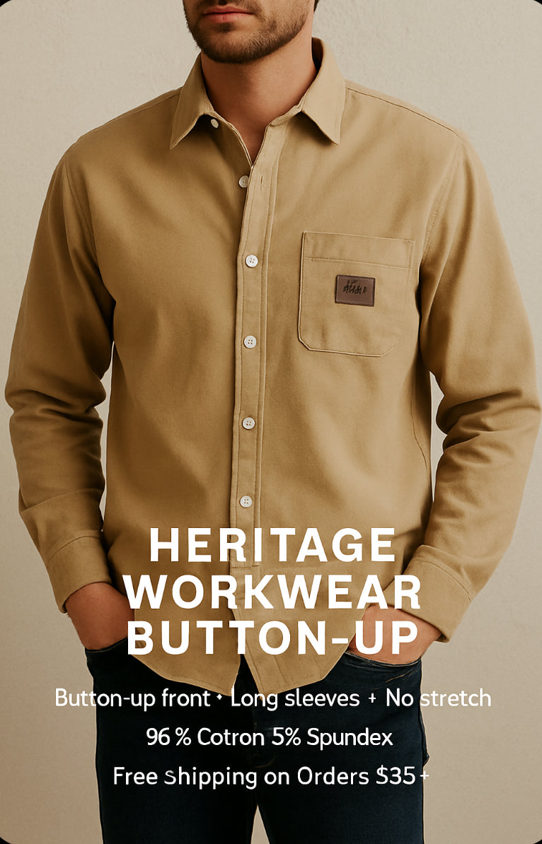 Men's Long Sleeve Button-Up Shirt