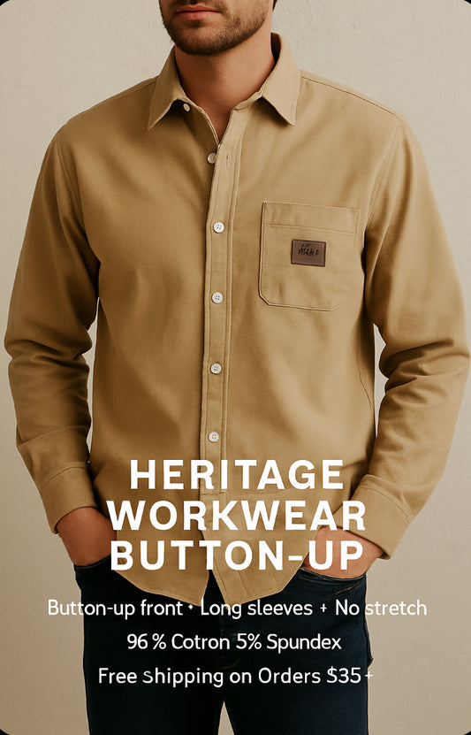 Men's Long Sleeve Button-Up Shirt