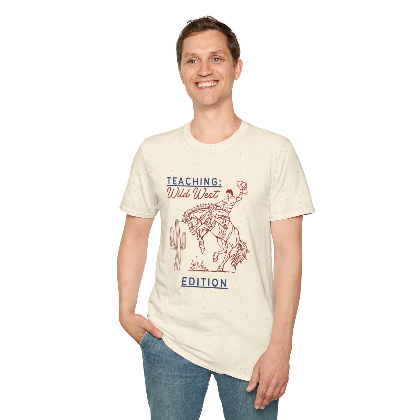 Teaching the Wild West Way Graphic Tee – Rodeo-Inspired Teacher Shirt