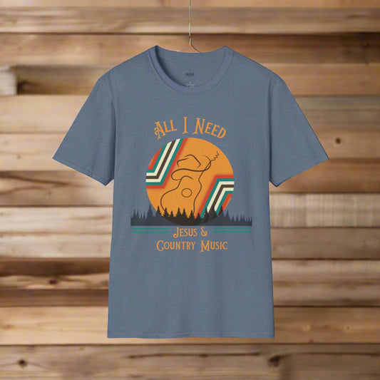 All I Need: Jesus & Country Music – Faith & Country Shirt