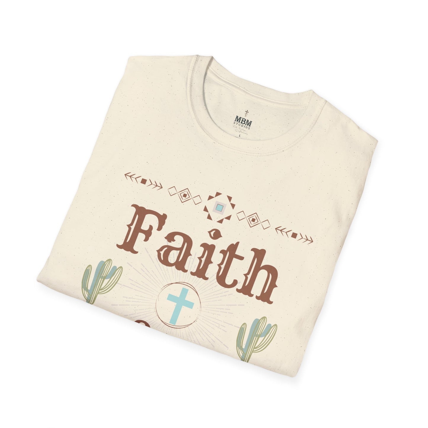 Aztec Faith Over Fear Tee – Western Boho Graphic T-Shirt