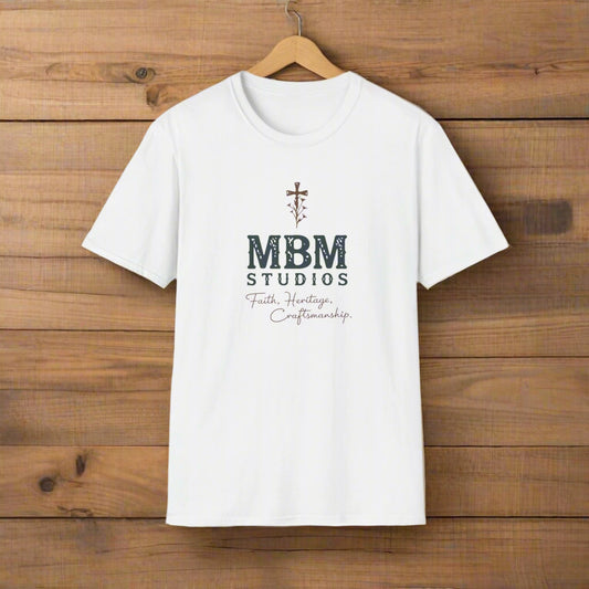 Faith, Heritage & Craftsmanship Tee – MBM Studios Signature Softstyle