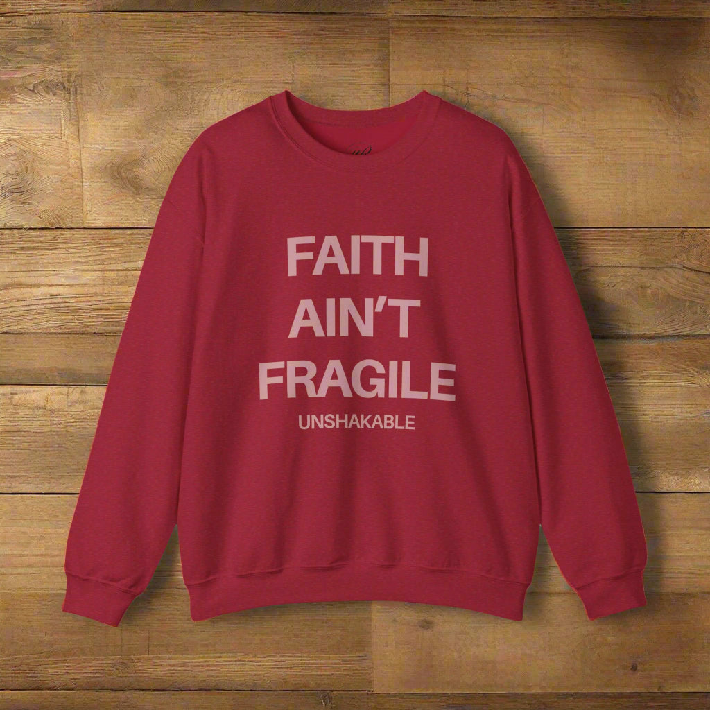 Faith Ain’t Fragile – Western Faith Crewneck (Limited Edition)