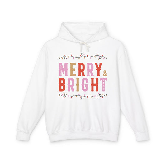 Merry and Bright -Lightweight Hoodie