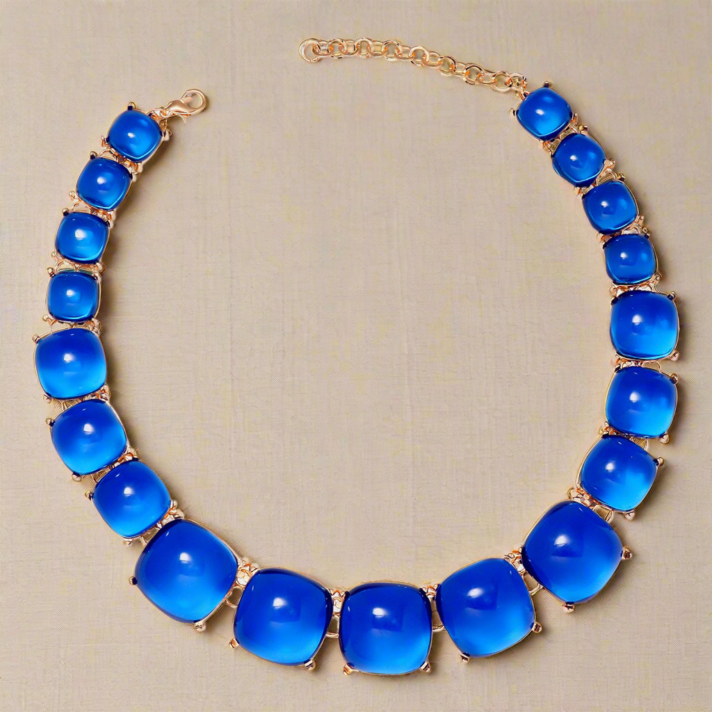 Sunset Rodeo Alloy & Rhinestone Necklace