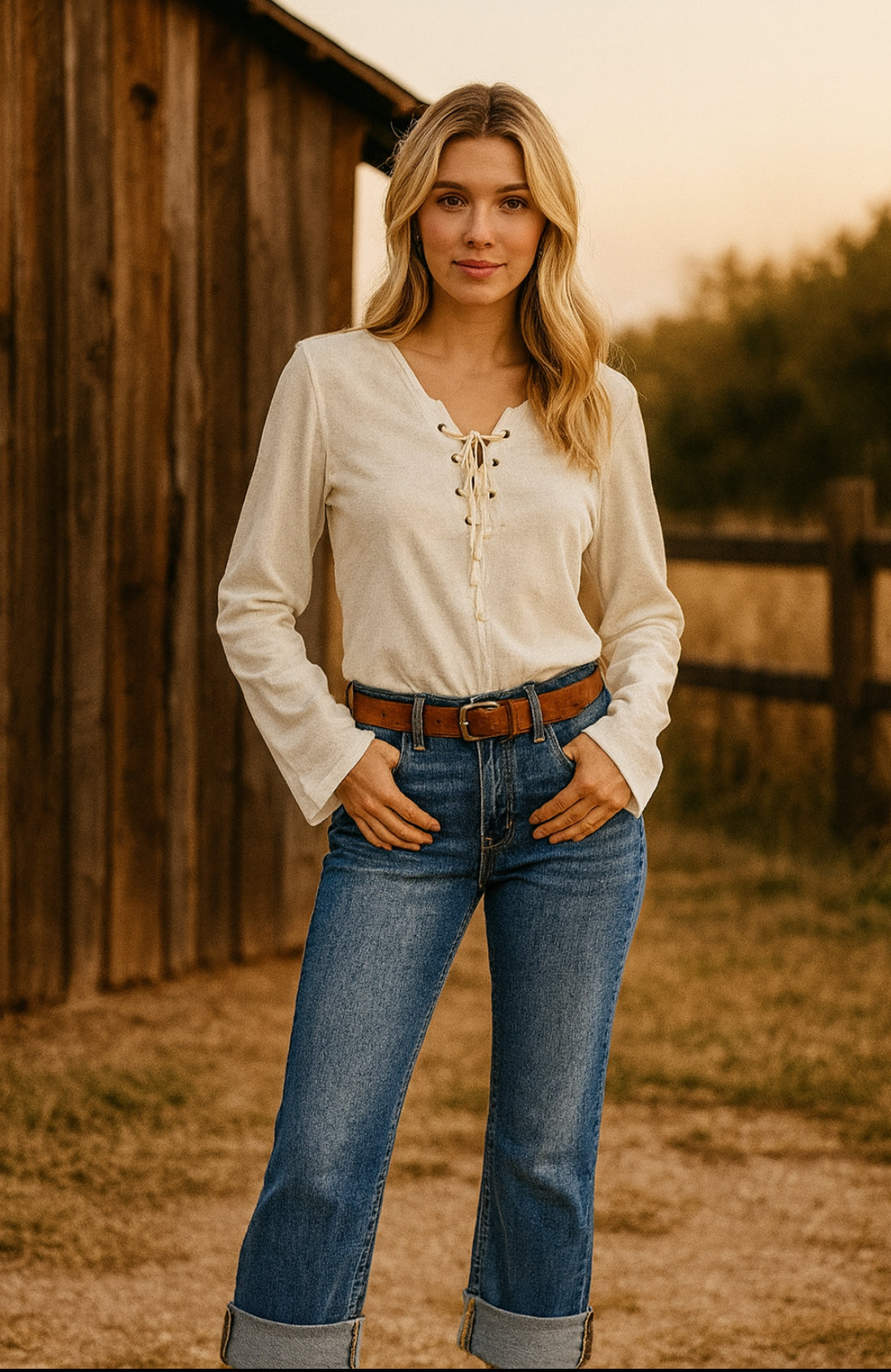 RISEN Full Size Mid Rise Crop Straight Cuffed Jeans Plus Size