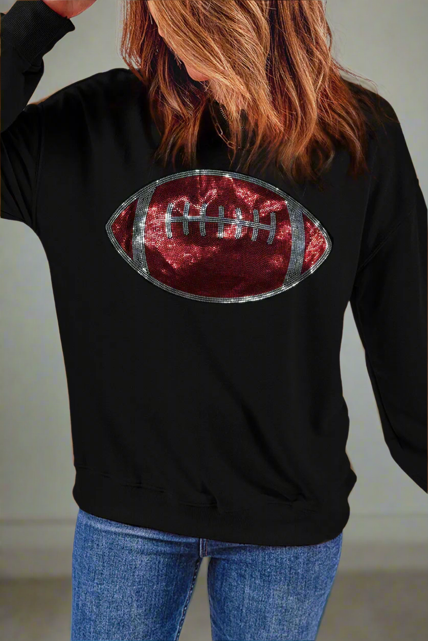 Friday Night Lights Sequin Sweatshirt