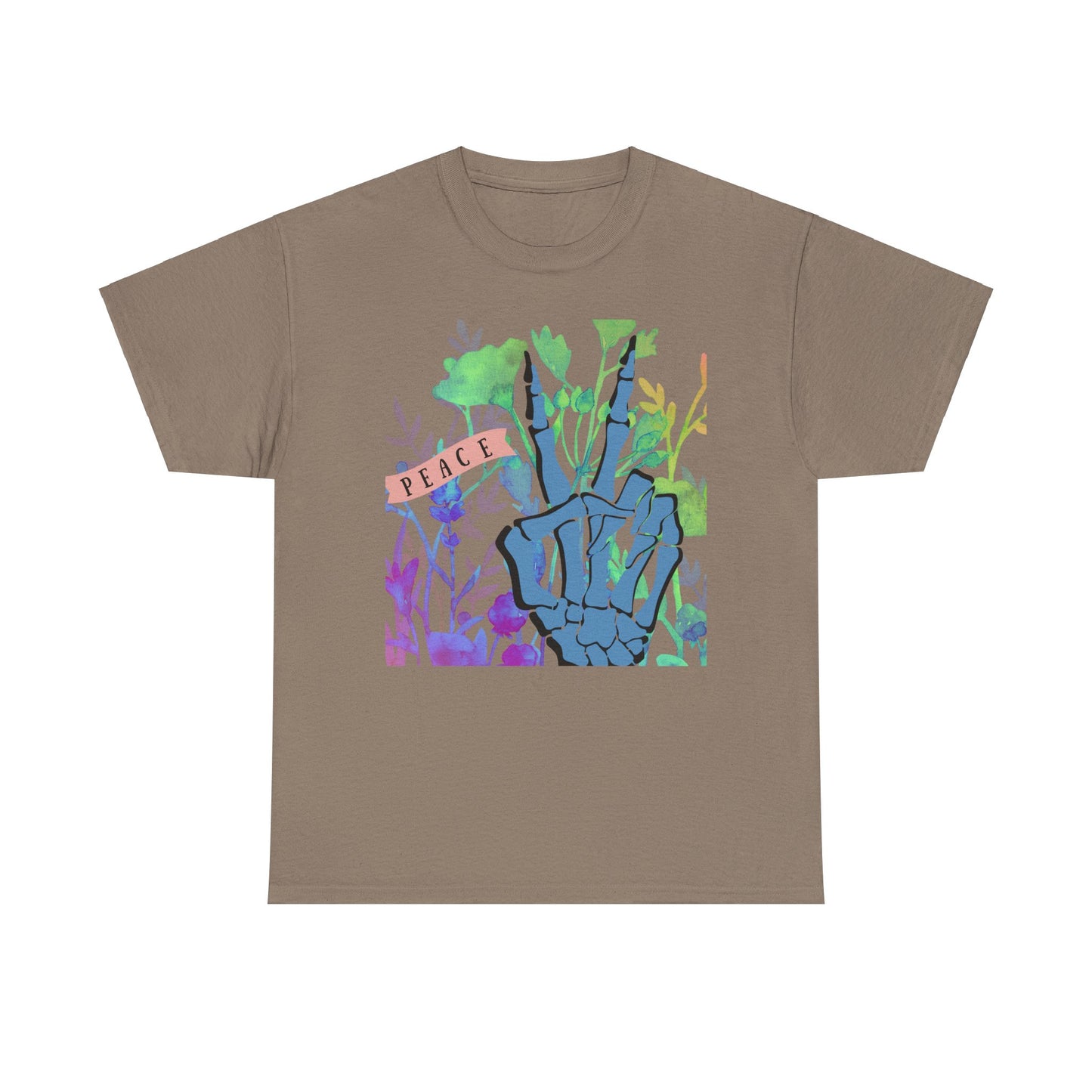Skeletal Peace - Cotton Tee