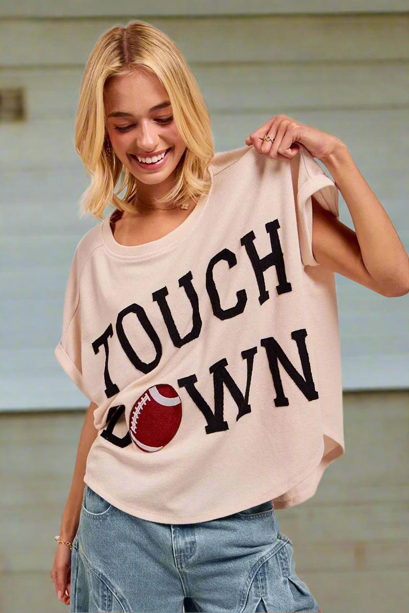 Touchdown Spirit Waffle Tee