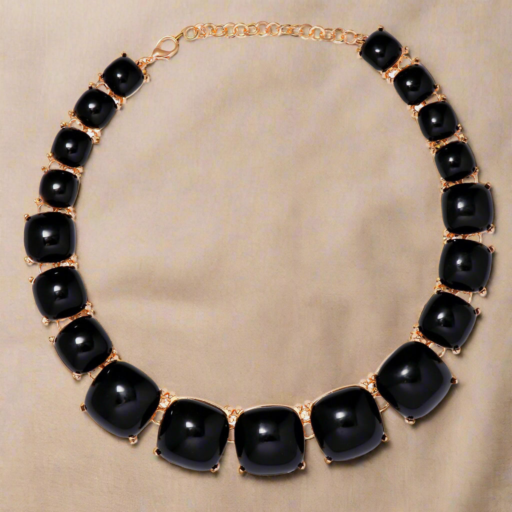Sunset Rodeo Alloy & Rhinestone Necklace