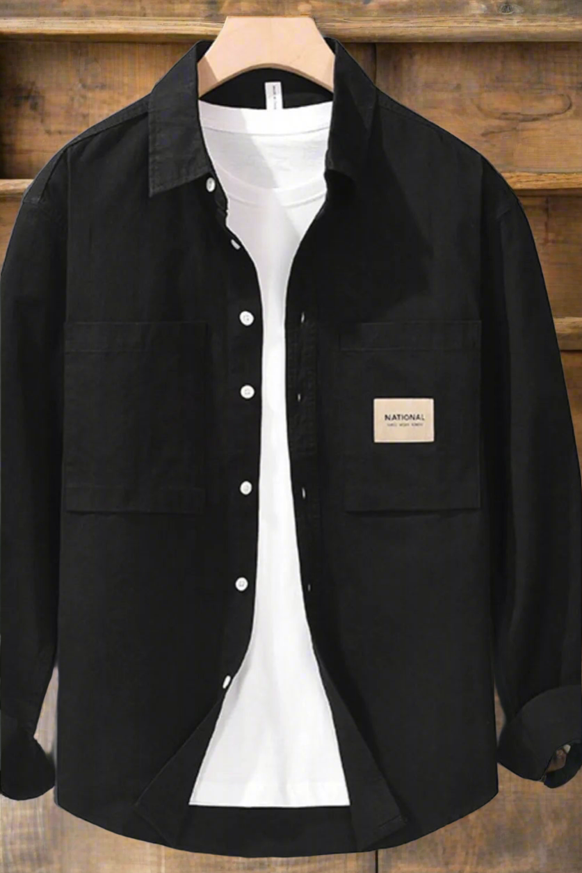 Men's Long Sleeve Button-Up Shirt