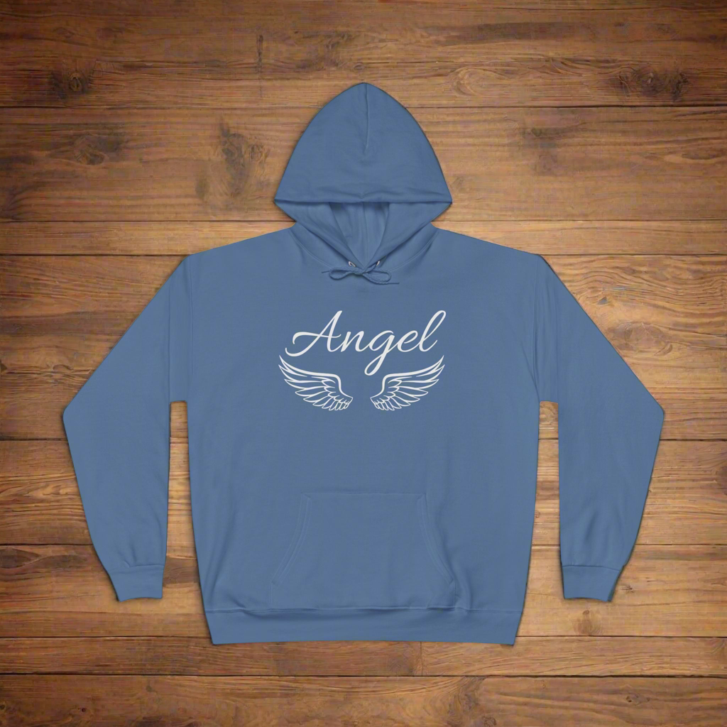 Angel Wings Eco-Friendly Hoodie – Western Minimalist Comfort