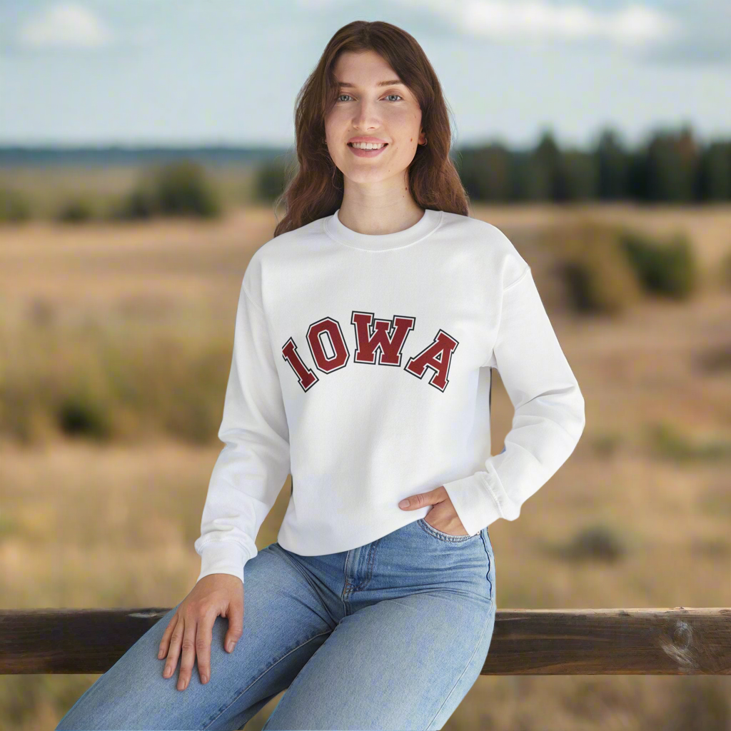 Iowa - Crewneck Sweatshirt