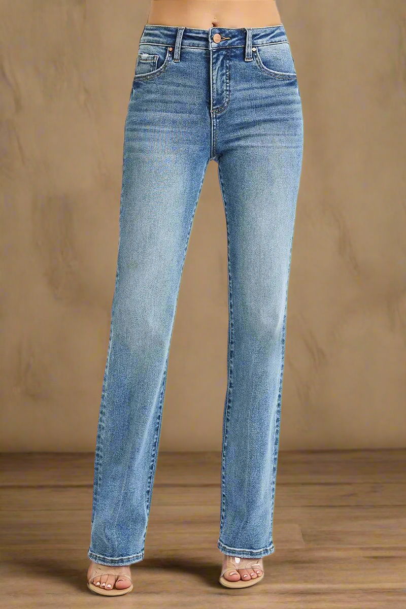 RISEN The Faithful Fit – High Rise Straight Jeans