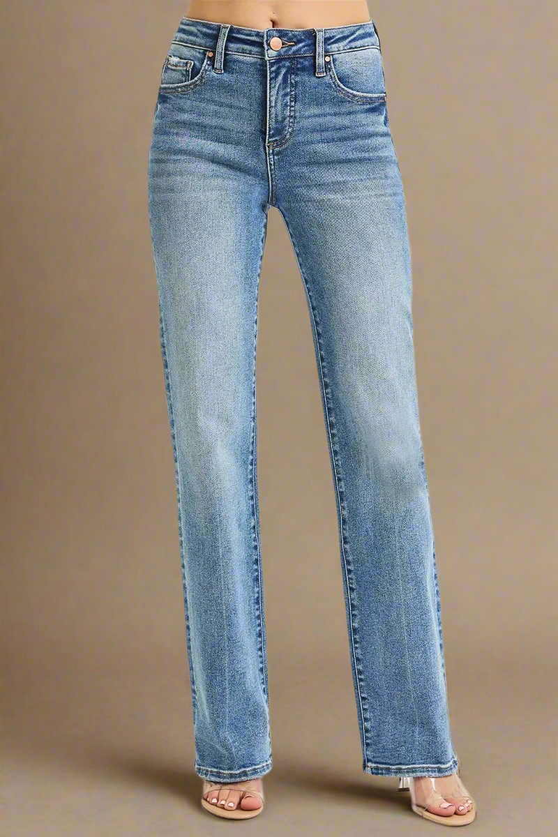 RISEN The Faithful Fit – High Rise Straight Jeans